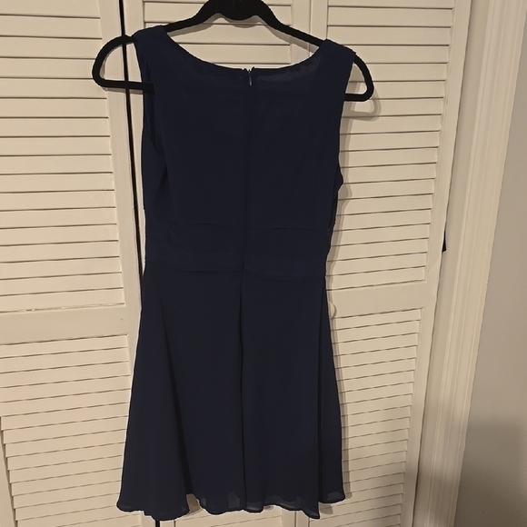 Doe & Rae Navy Fit & Flare Dress | Scoop Neck | Size S | NWT - Picture 2 of 3